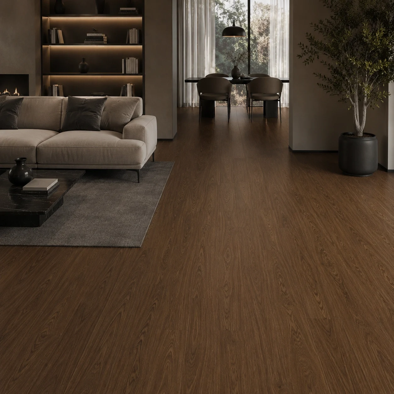 Richmond LVT Comfort - American Walnut